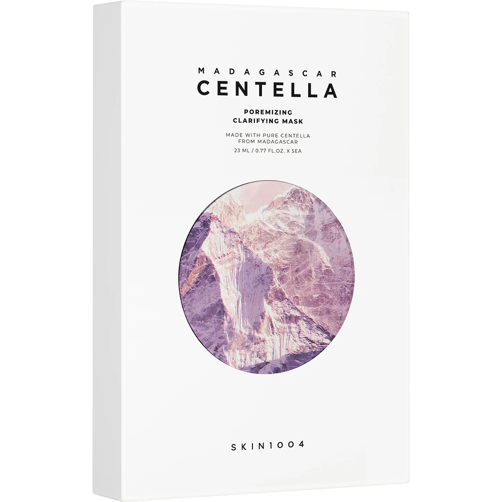 SKIN1004 Madagascar Centella Poremizing Clarifying Mask masca de fata - prospetime si fermitate, 23 ml x 5  buc