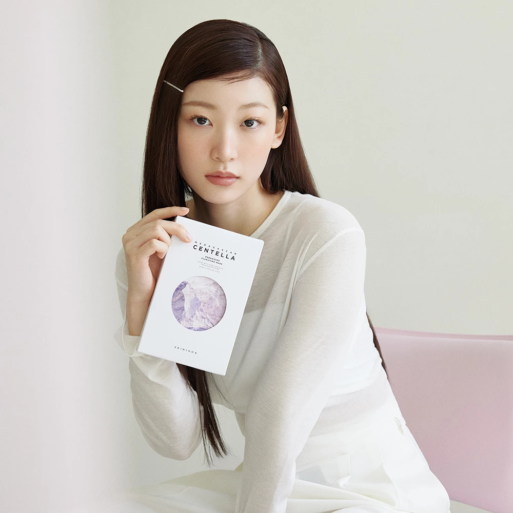 SKIN1004 Madagascar Centella Poremizing Clarifying Mask masca de fata - prospetime si fermitate, 23 ml x 5  buc