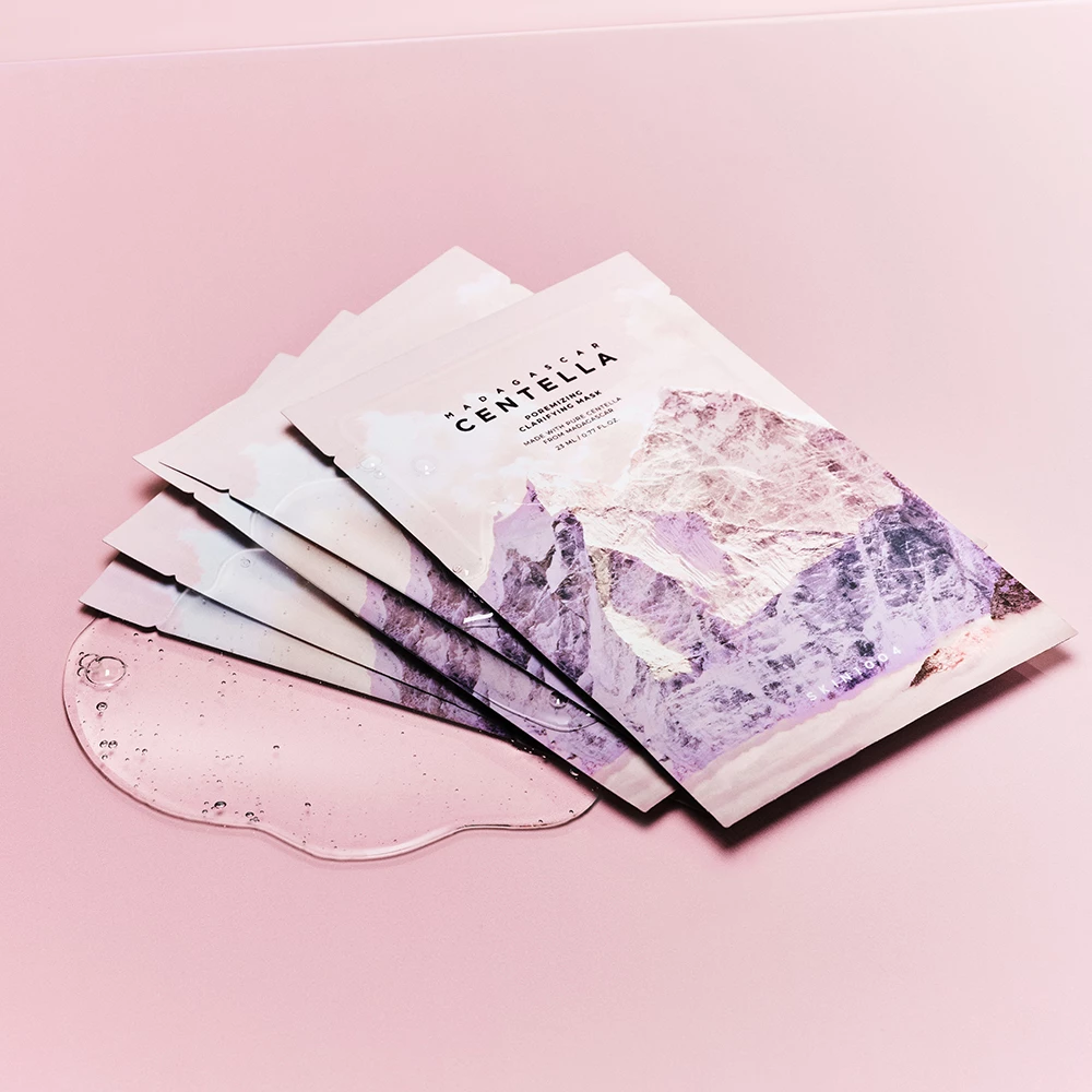 SKIN1004 Madagascar Centella Poremizing Clarifying Mask masca de fata - prospetime si fermitate, 23 ml x 5  buc