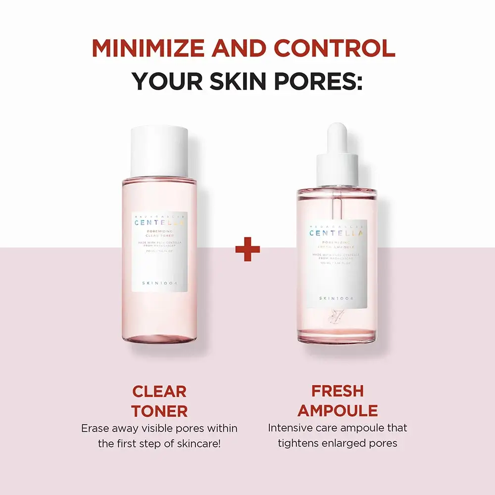 Madagascar Centella Poremizing Fresh Ampoule Ser de fata pentru pori dilatati 50 ml