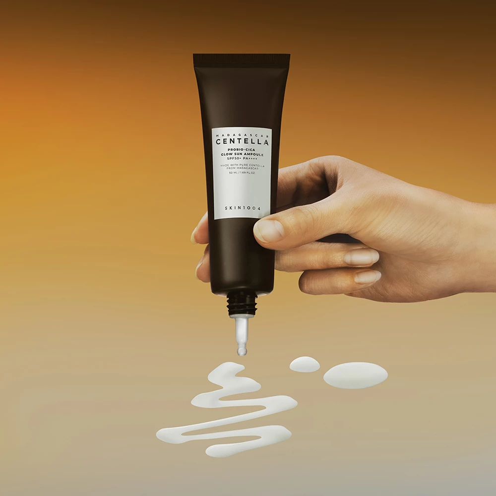 Madagascar Centella Probio-Cica Glow Sun Ampoule Ser de fata SPF50+ PA++++ 50 ml