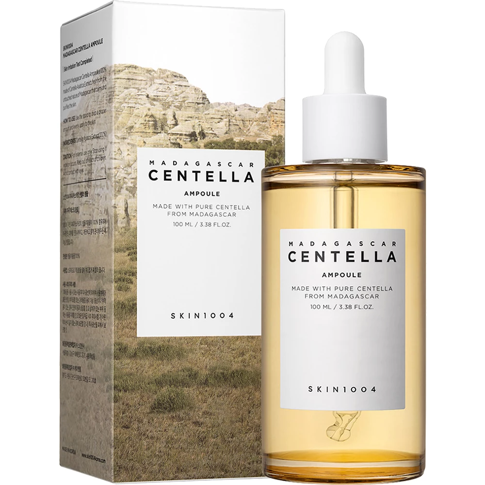 SKIN1004 Madagascar Centella Ampoule – Ser de Față cu Efect Hidratant și Calmant, 100 ml | Regenerare și Revitalizare