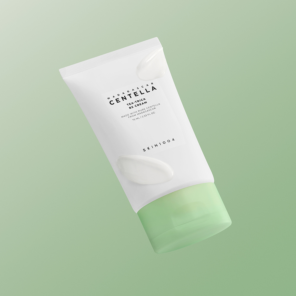 SKIN1004 Madagascar Centella Tea-Trica B5 Cream 75 ml - Crema de fata formulata cu Pantenol si Tea Tree, care contribuie la hidratarea pielii si la mentinerea barierei pielii