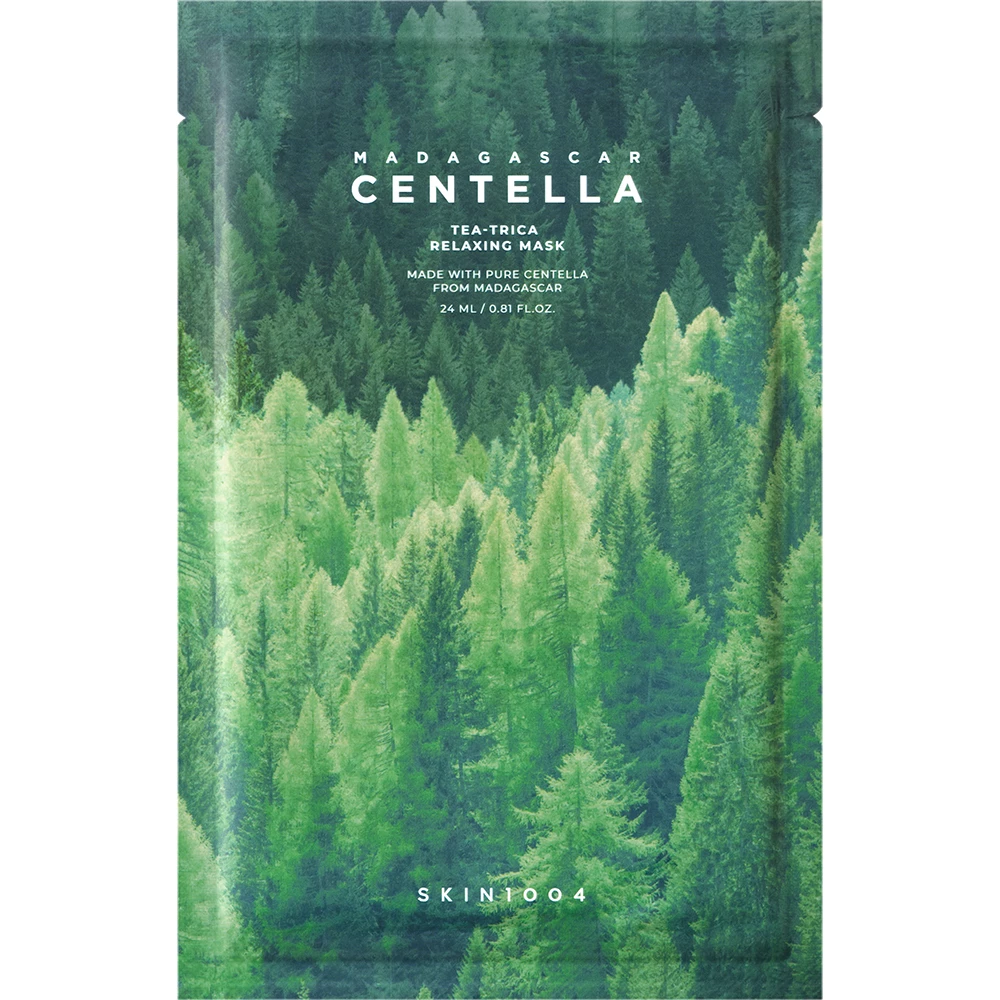 SKIN1004 Madagascar Centella Masca Servetel Tea-Trica - Calmare si Hidratare pentru Ten Acneic, 24 ml