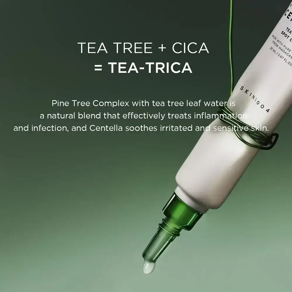 SKIN1004 Madagascar Centella Tea-Trica Spot Crema pentru fata anti-imperfectiuni - Calmanta, Antibacteriana si Iluminatoare, 20ml