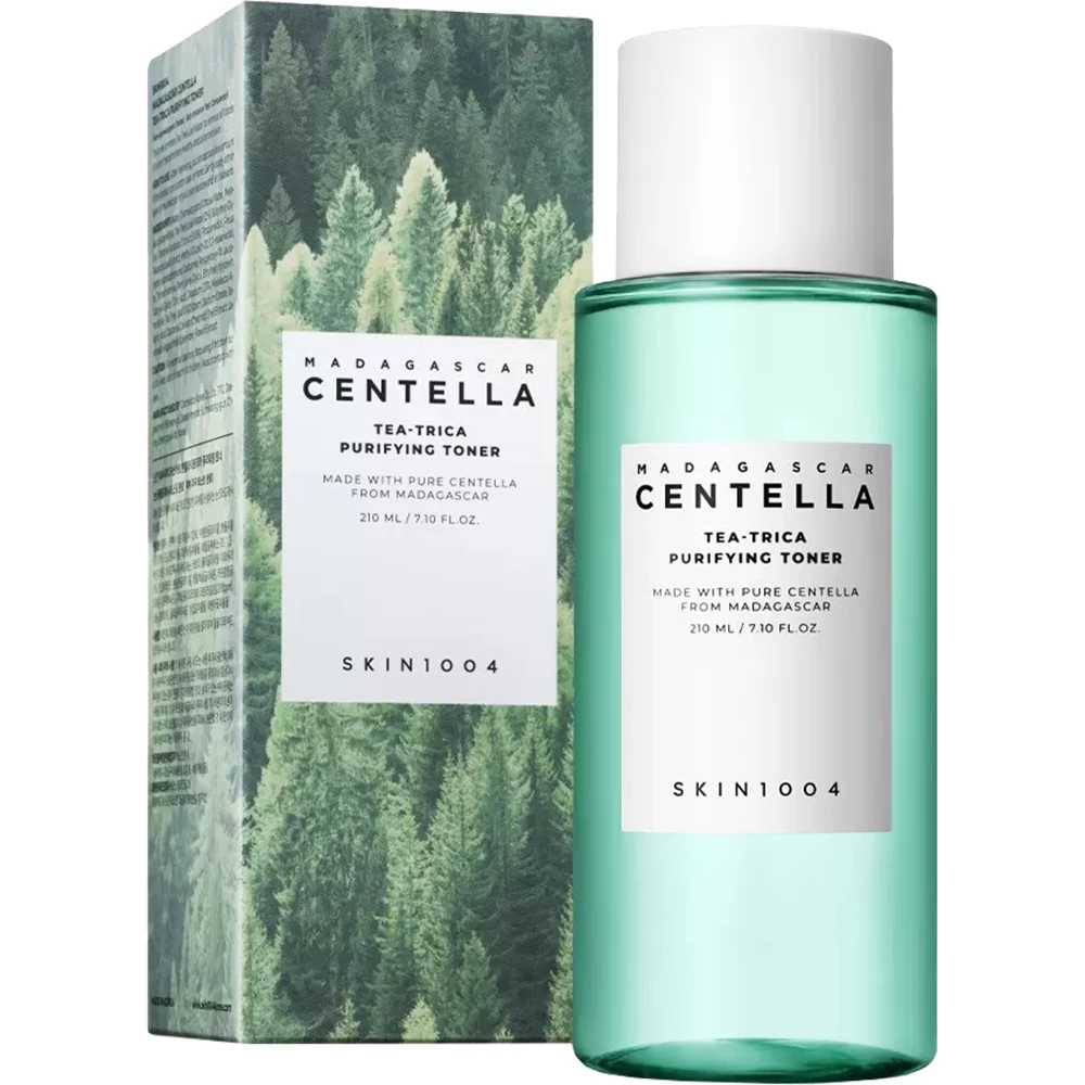 SKIN1004 Madagascar Centella Tea-Trica Purifying Toner – Toner purificator pentru ten gras și acneic, 210ml
