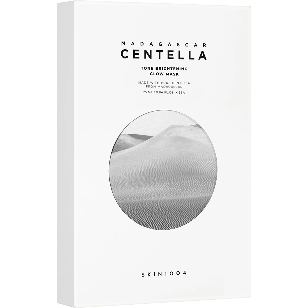 SKIN1004 Madagascar Centella Tone Brightening Glow Mask masca de fata - hidratare si luminozitate, 25ml x 5 buc
