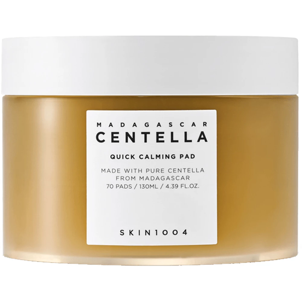 SKIN1004 Madagascar Centella – Toner de Față Dischete Quick Calming, 70 Bucăți | Calmare Rapidă și Hidratare