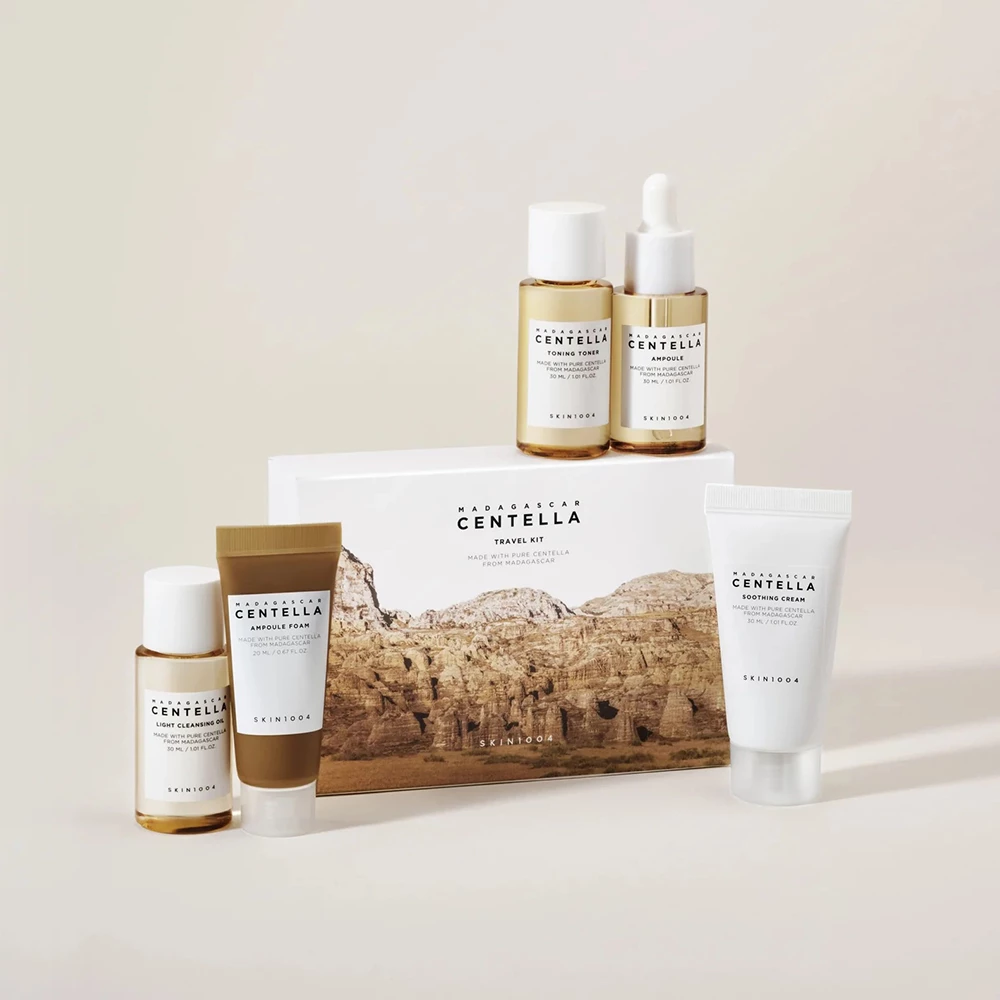 SKIN1004 Madagascar Centella Travel Kit – Set de Călătorie | 5 Produse Esențiale pentru Îngrijirea Pielii