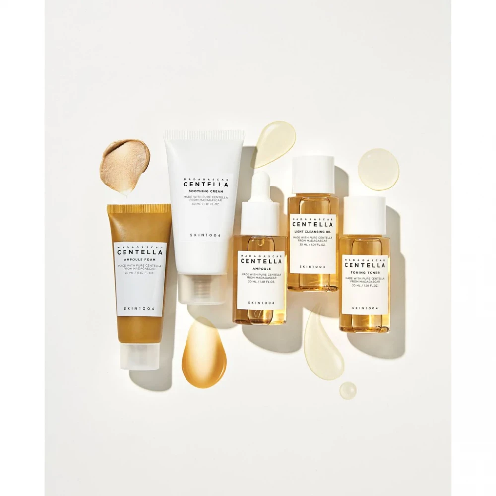 SKIN1004 Madagascar Centella Travel Kit – Set de Călătorie | 5 Produse Esențiale pentru Îngrijirea Pielii