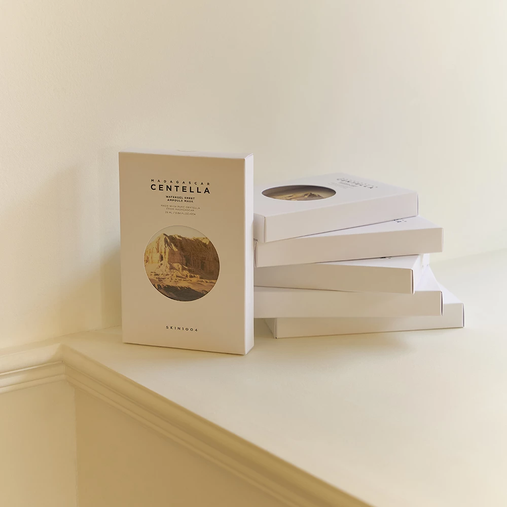 SKIN1004 Madagascar Centella Watergel Sheet Ampoule Masca de fata - hidratare si calmare, 25ml x 5 buc