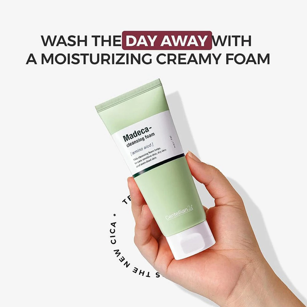 CENTELLIAN24 Madeca Amino Acid Cleansing Foam spuma de curatare - hidratare si luminozitate, 160 gr