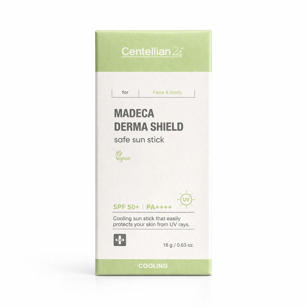 CENTELLIAN24 Madeca Derma Shield Safe Sun Stick stick pentru fata - protectie si calmare, 18 gr