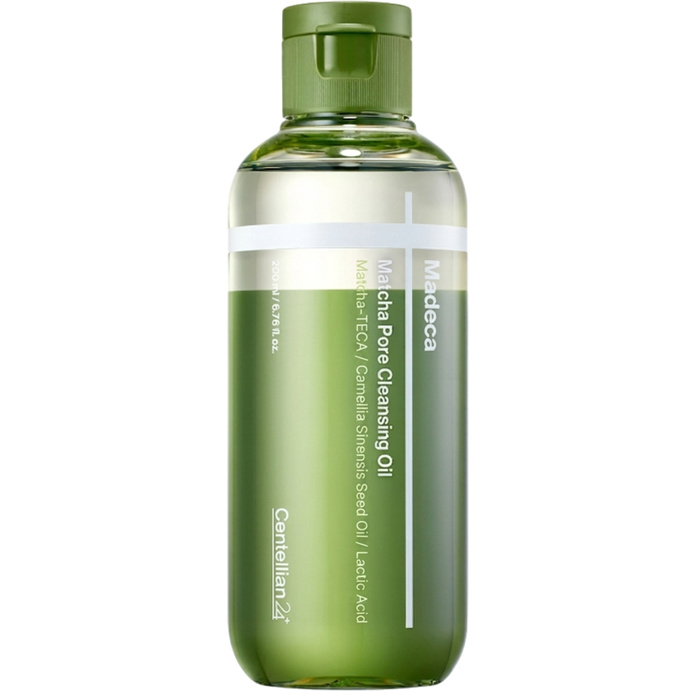 CENTELLIAN24 Madeca Matcha Pore Cleansing Oil - ulei de curatare formulat cu TECA si matcha, care contribuie la dizolvarea machiajului, impuritatilor si excesului de sebum si la metinerea confortului pielii - 200 ml