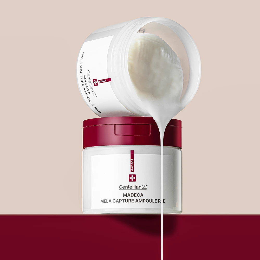 CENTELLIAN24 Madeca Mela Capture Ampoule Pad Ser de fata - luminozitate si hidratare, 60 buc