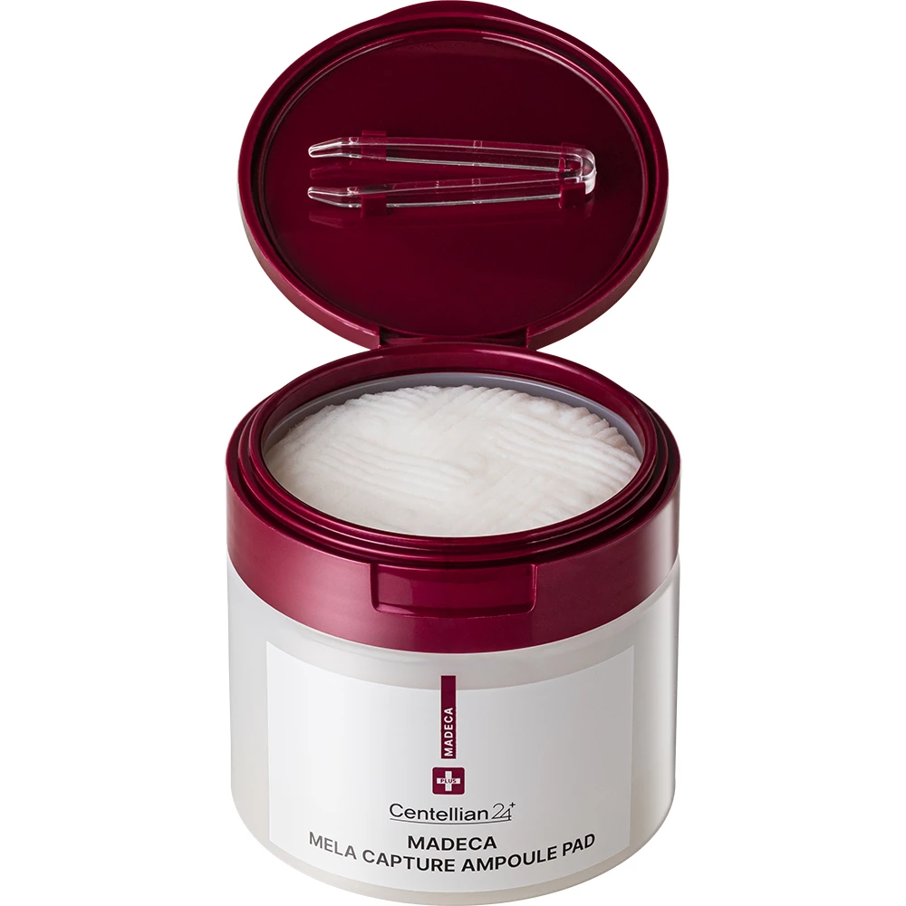 CENTELLIAN24 Madeca Mela Capture Ampoule Pad Ser de fata - luminozitate si hidratare, 60 buc