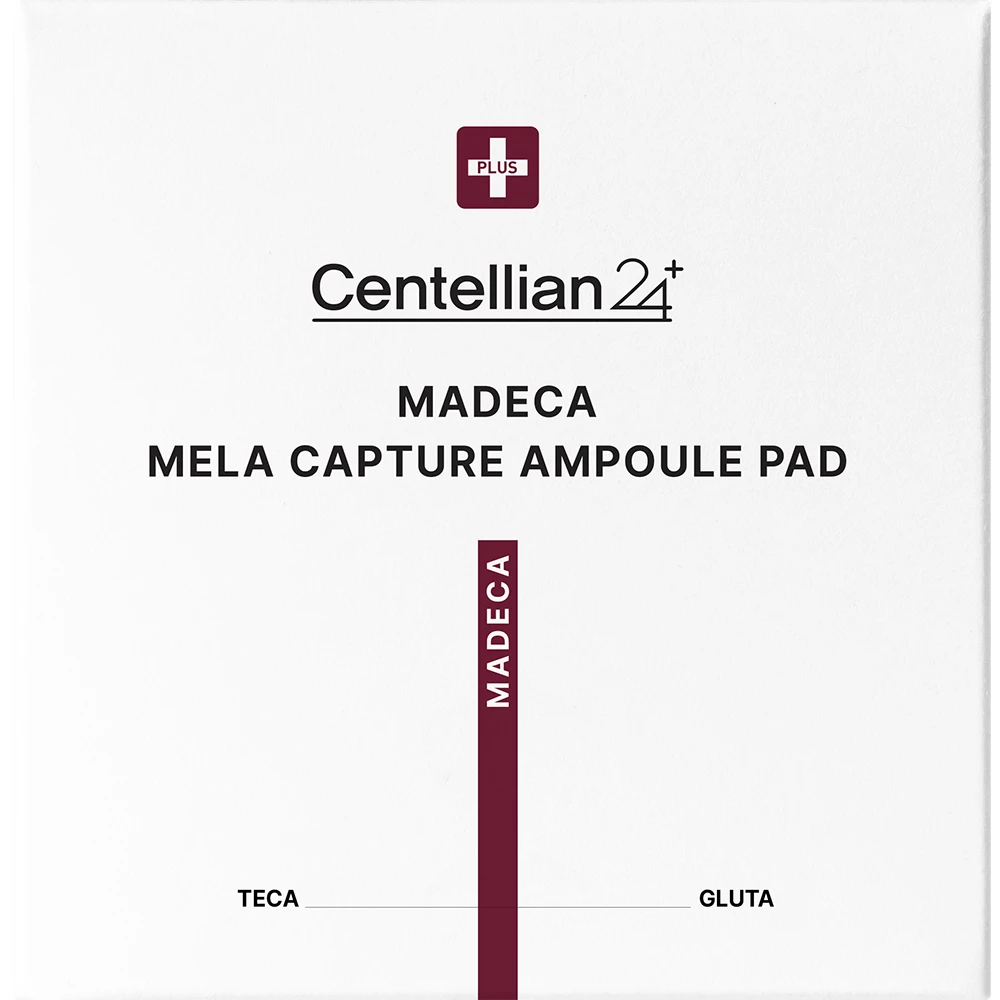 CENTELLIAN24 Madeca Mela Capture Ampoule Pad Ser de fata - luminozitate si hidratare, 60 buc
