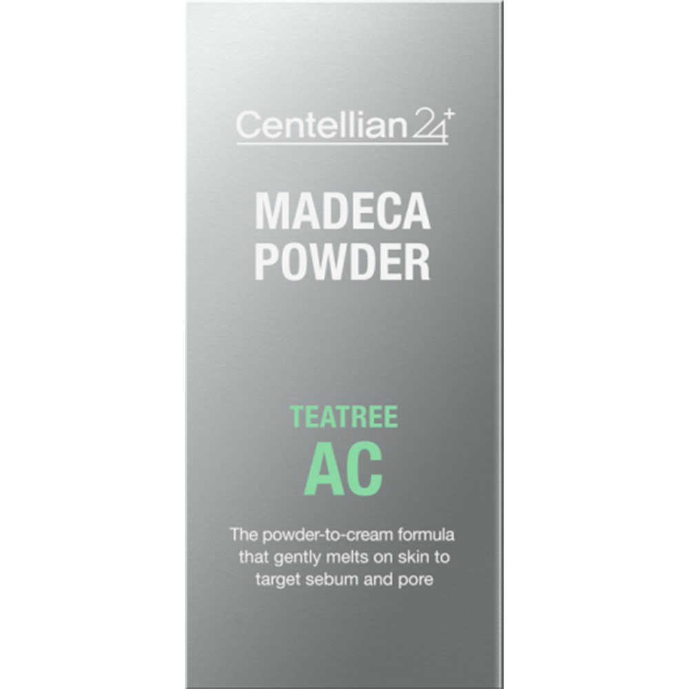 CENTELLIAN24 Madeca Powder TeaTree AC - pudra de fata formulata cu Complex TECA (Centella Asiatica) si ulei de arbore de ceai, care contribuie la controlul excesului de sebum si la mentinerea confortului pielii - 6 gr