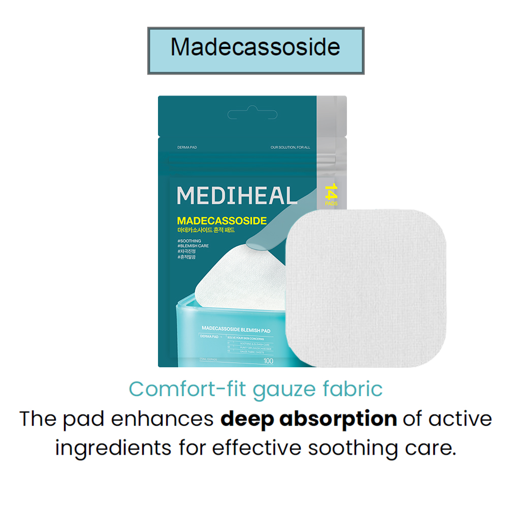 Madecassoside Blemish Pad Toner de fata dischete 14 buc