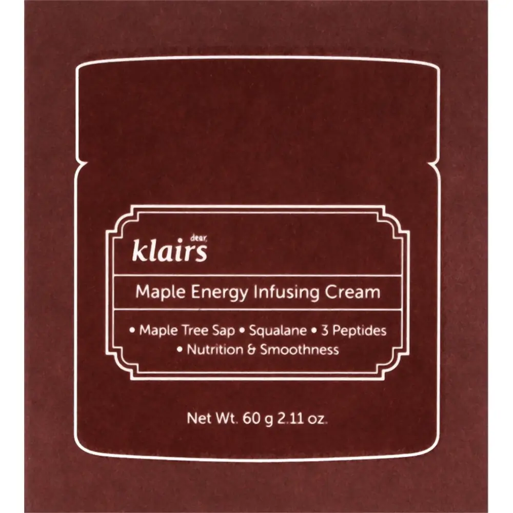 Dear Klairs Maple Energy Crema pentru fata - Hidratare intensa si fermitate cu seva de artar si peptide, 60 gr