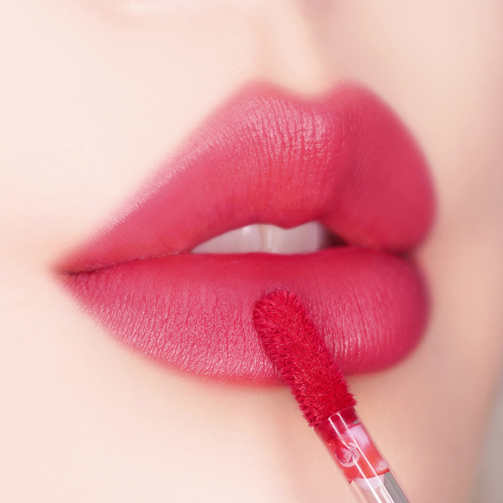 BLACK ROUGE Mara Hot Water Tint - nuantator pentru buze lichid, cu fixare rapida in 30 de secunde, rezistent la transfer, cu culoare uniforma si efect de plumping si racorire - 4.5 gr - LV02 Piquant Mara