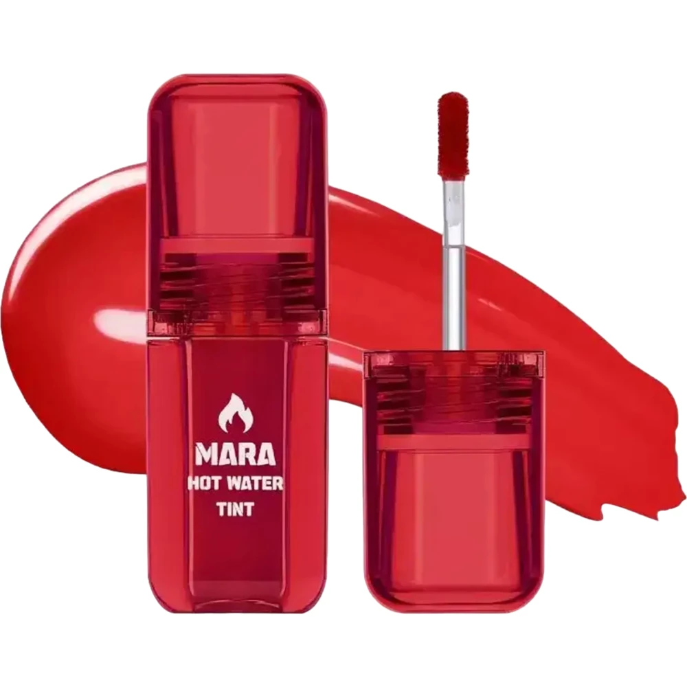 BLACK ROUGE Mara Hot Water Tint Nuantator pentru buze LV03 Burning Mara - Culoare intensa si efect plumping, rezistent la transfer, 5g