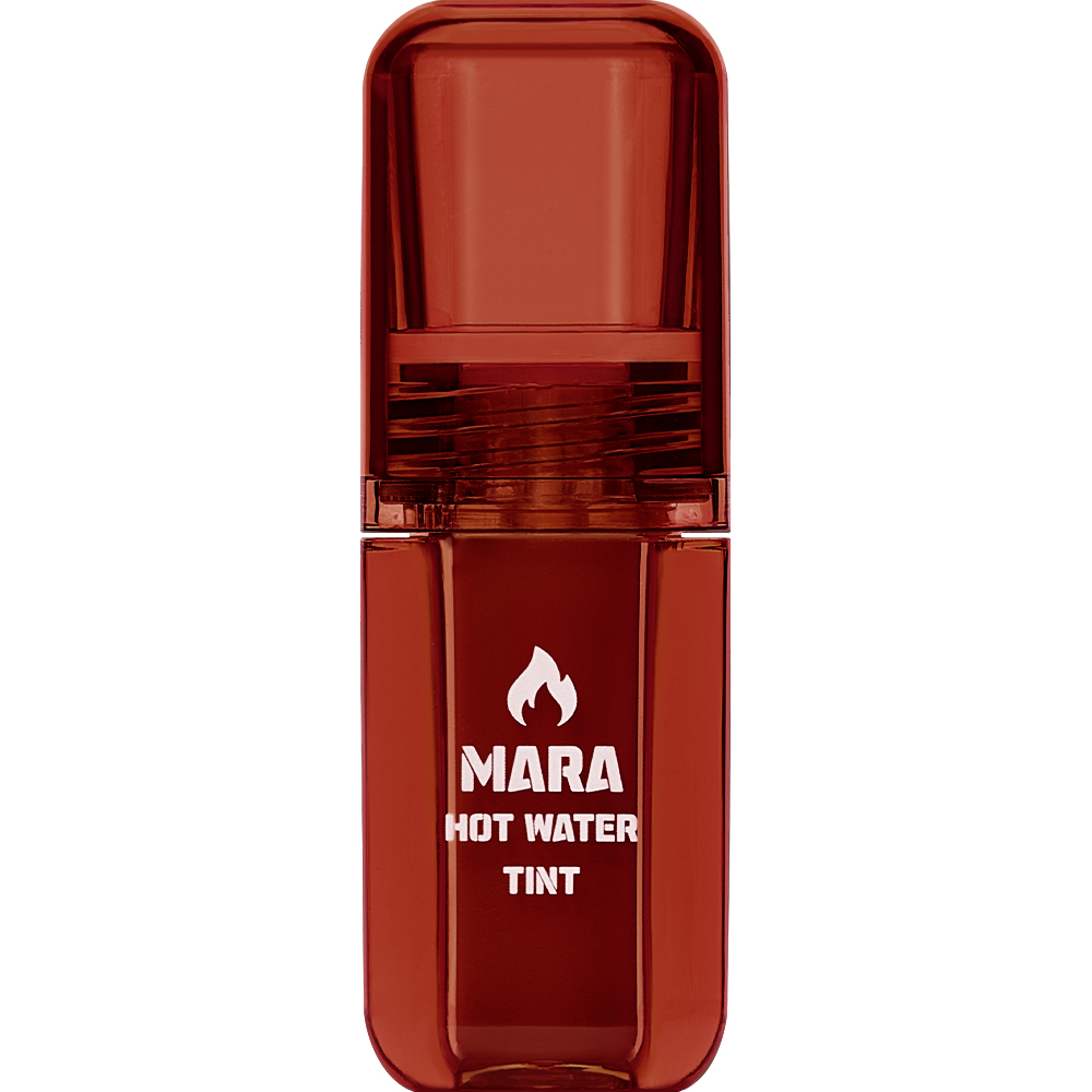BLACK ROUGE Mara Hot Water Tint - nuantator pentru buze lichid cu fixare rapida, rezistent la transfer, pentru culoare uniforma si efect de plumping si racorire - 4.5 gr - LV04 Hell Mara