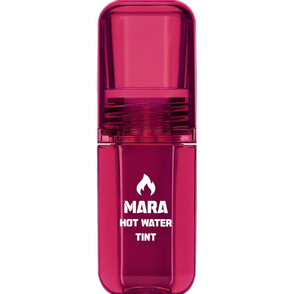 BLACK ROUGE Mara Hot Water Tint - nuantator pentru buze lichid, creat pentru a oferi buzelor o culoare intensa si de lunga durata, cu efect de plumping si racorire, cu fixare rapida in 30 de secunde si rezistent la transfer - 4.5 gr - LV05 Panic Mara