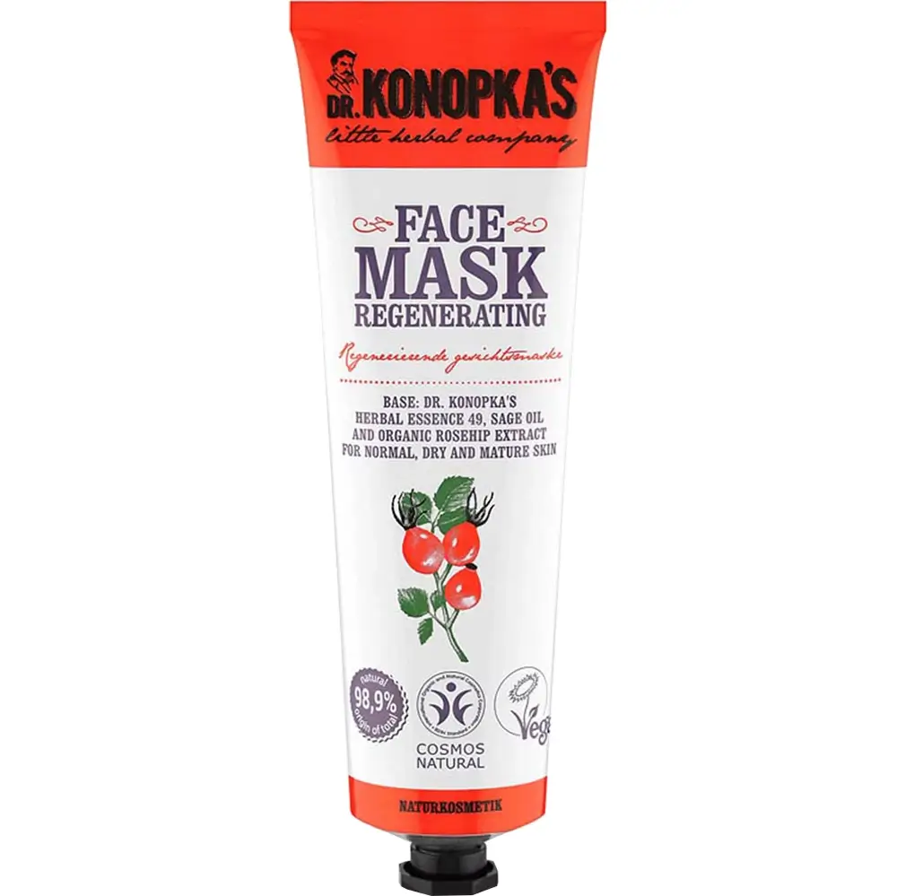 DR. KONOPKA'S LITTLE HERBAL COMPANY Herbal Essence Masca de fata Regeneranta Unisex 49 - Antirid si Hidratare Intensa cu Salvie si Macese, 75 ml
