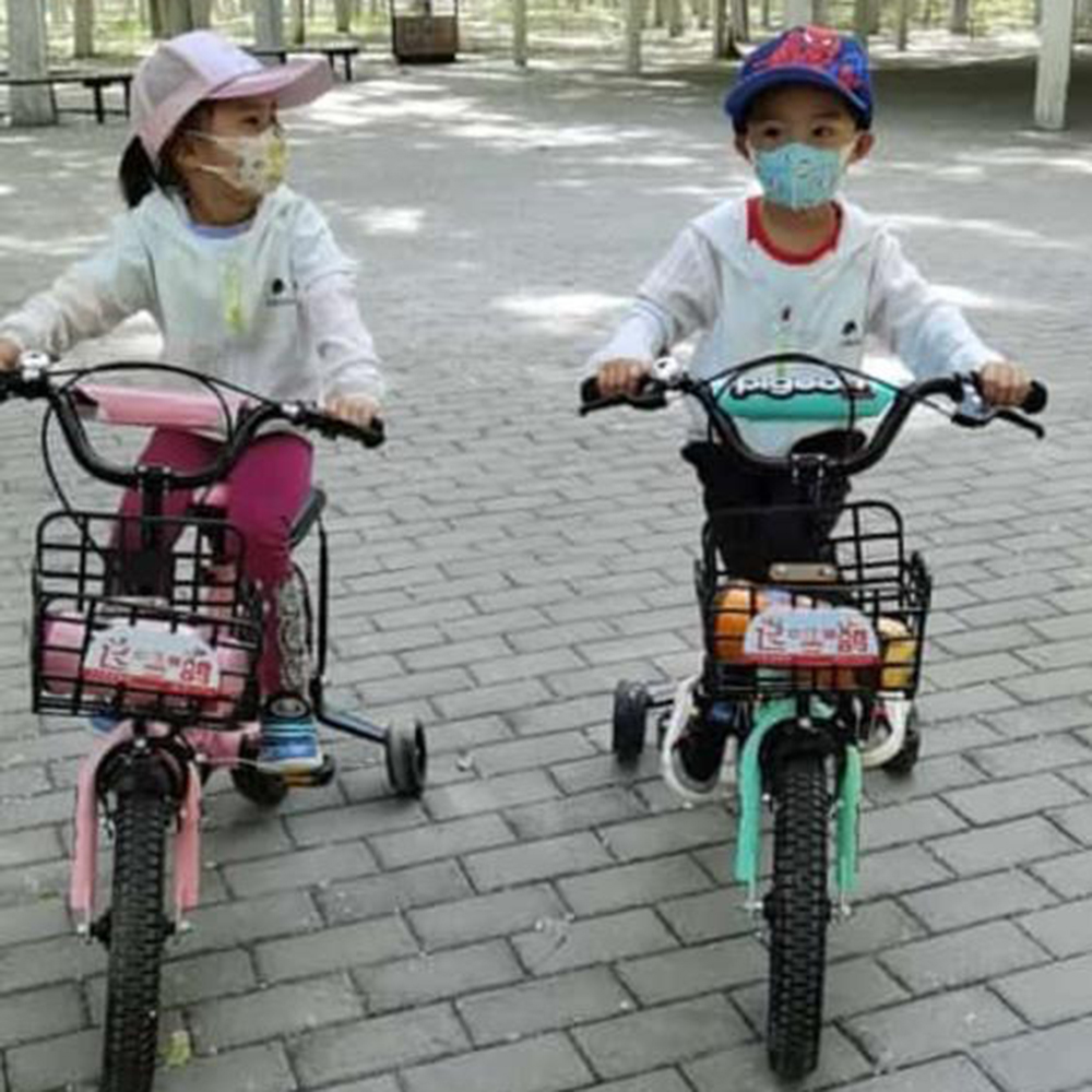 Masca faciala protectie pentru copii cu 3 straturi de protectie, culoare roz, set 50buc