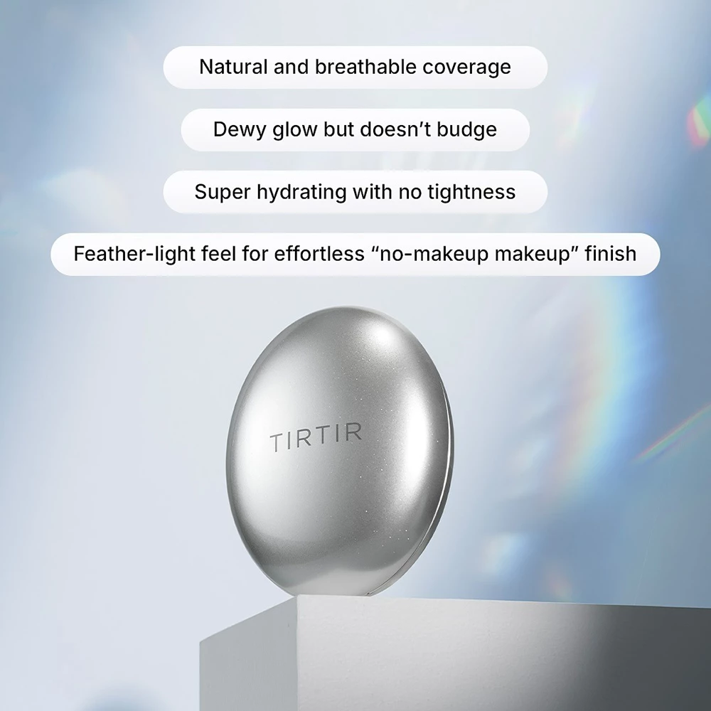 TIRTIR Mask Fit Aura Fond de Ten Cushion 27N Camel - Hidratare intensa si acoperire uniforma, 18g