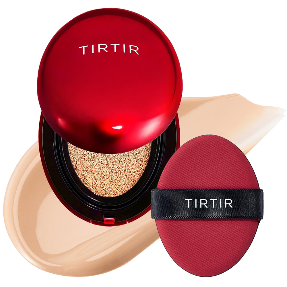 TIRTIR Mask Fit Red Cushion SPF 40 – Make-up - Fond de Ten cu Protecție Solară - Nuanta 21N Ivory | K-beauty