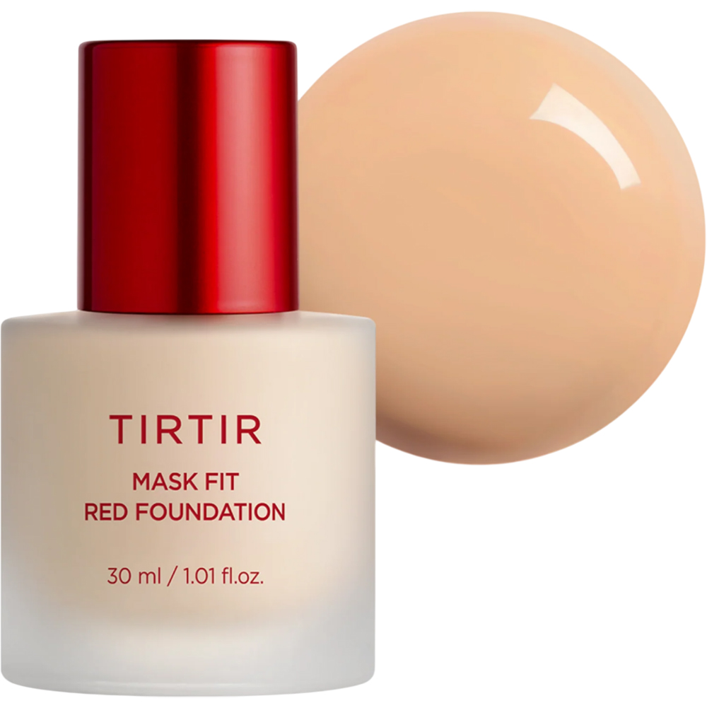 TIRTIR Mask Fit Red Foundation fond de ten 23N Sand - luminozitate si rezistenta, 30 ml