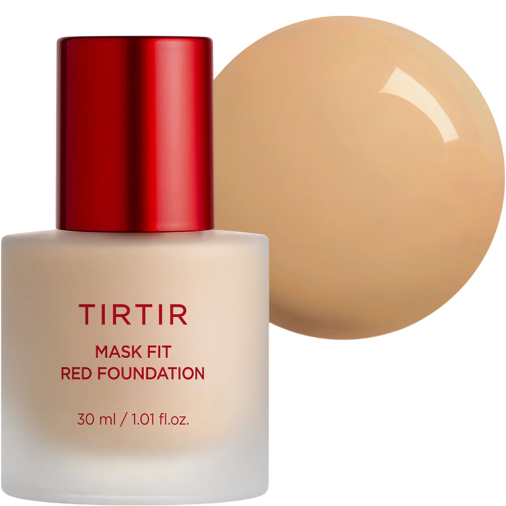 TIRTIR Mask Fit Red Foundation fond de ten 27N Camel - luminozitate si rezistenta, 30 ml