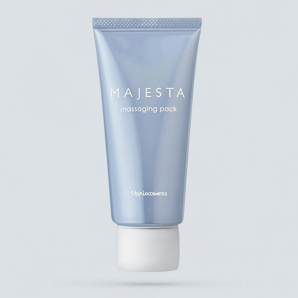 MAJESTA Massaging Pack Masca de fata cu carbune Detox - Curatare Profunda si Hidratare, 80 gr