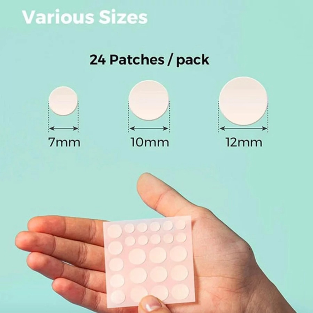 COSRX Master Patch Original Fit, 24 buc - plasturi formulati cu hidrocoloid, care contribuie la absorbirea sebumului si impuritatilor si la mentinerea unei bariere protectoare pentru zona cu imperfectiuni