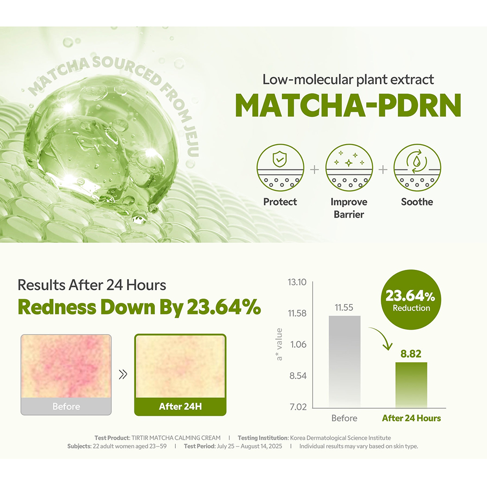 Matcha Calming Cream Crema de fata anti-roseata 50 ml