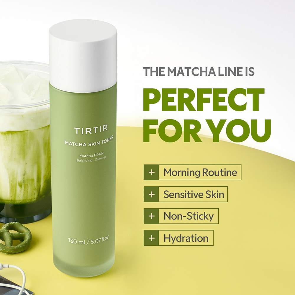 Matcha Skin Toner Toner de fata anti-roseata 150 ml