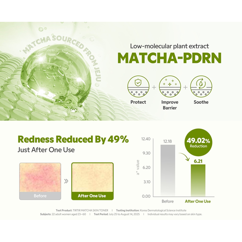 Matcha Skin Toner Toner de fata anti-roseata 150 ml