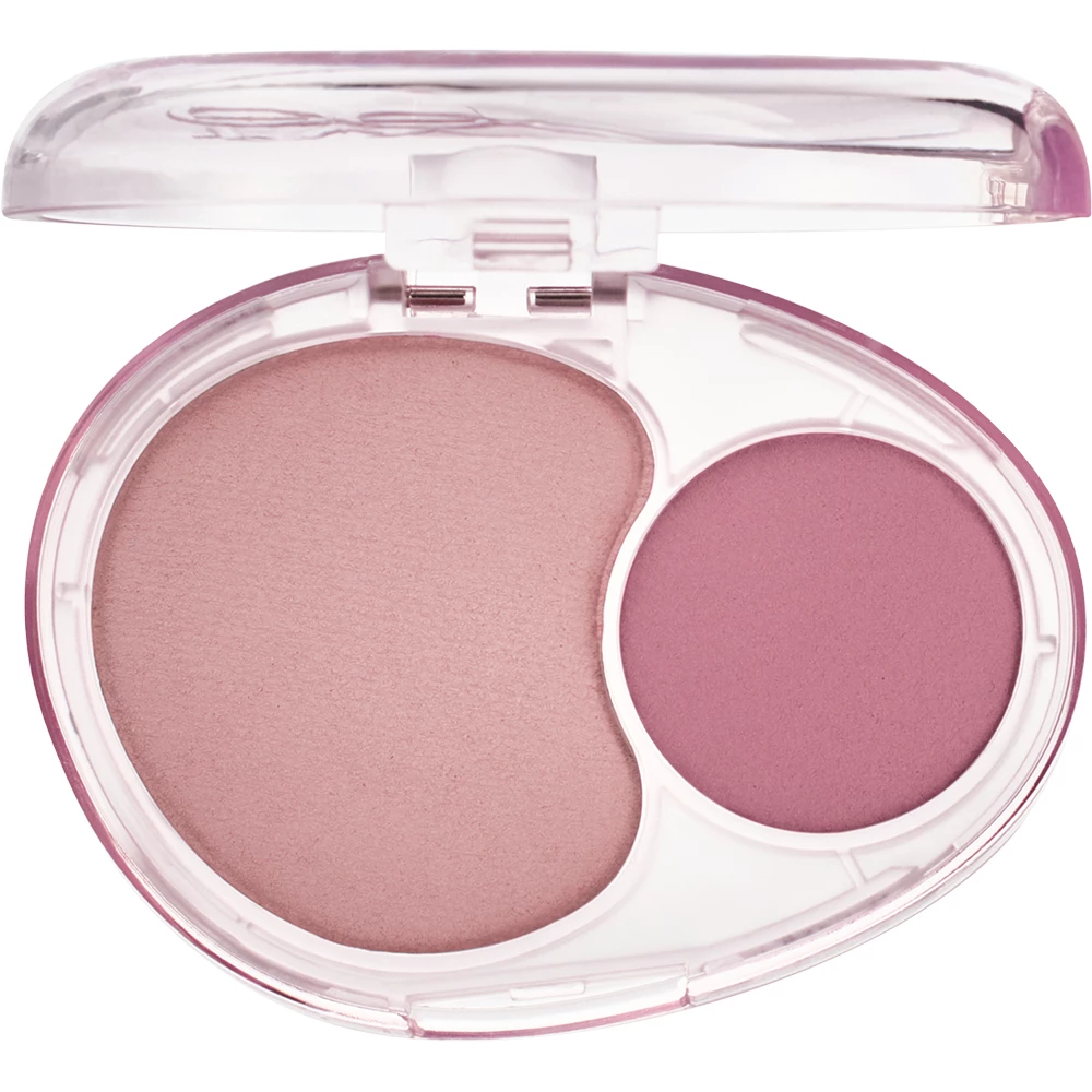 FWEE Mellow Dual Blusher Fard de Obraz MV01 No More Cupid - Blush Hidratant si Rezistent, Textura Lejera si Culoare Vibranta, 7.2 gr