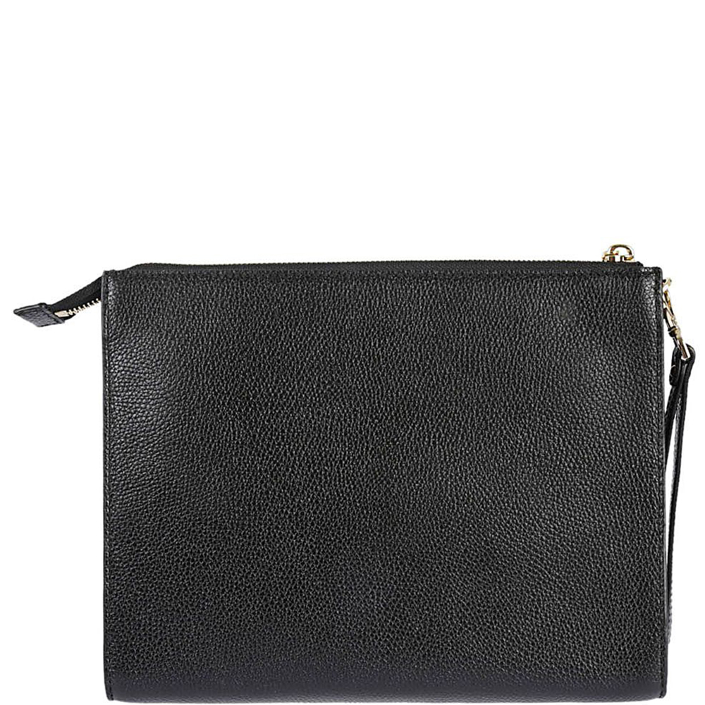 Mercer Hammered Leather Clutch