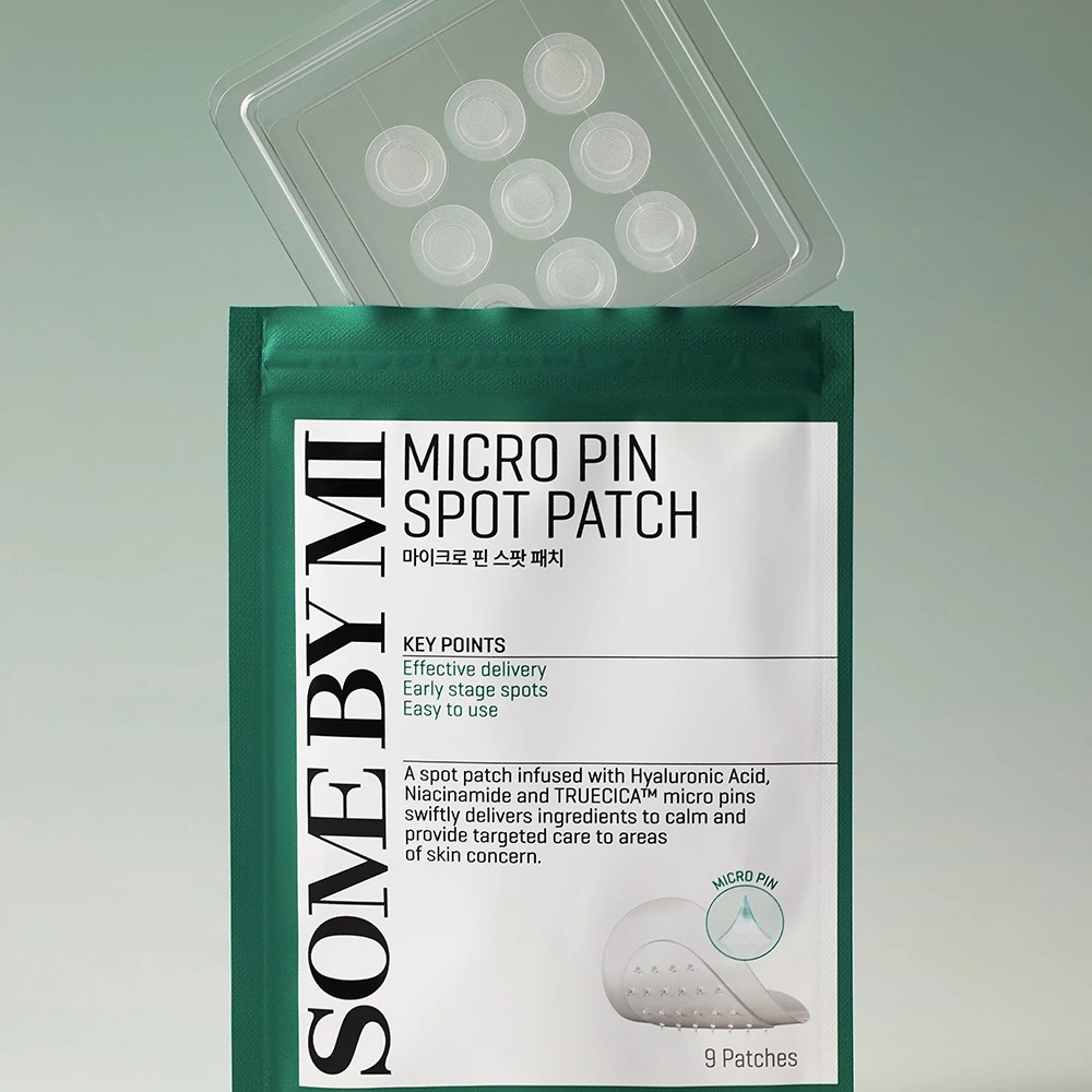 SOME BY MI Micro Pin Spot Patch plasturi - hidratare si calmare si protectie, 9 buc