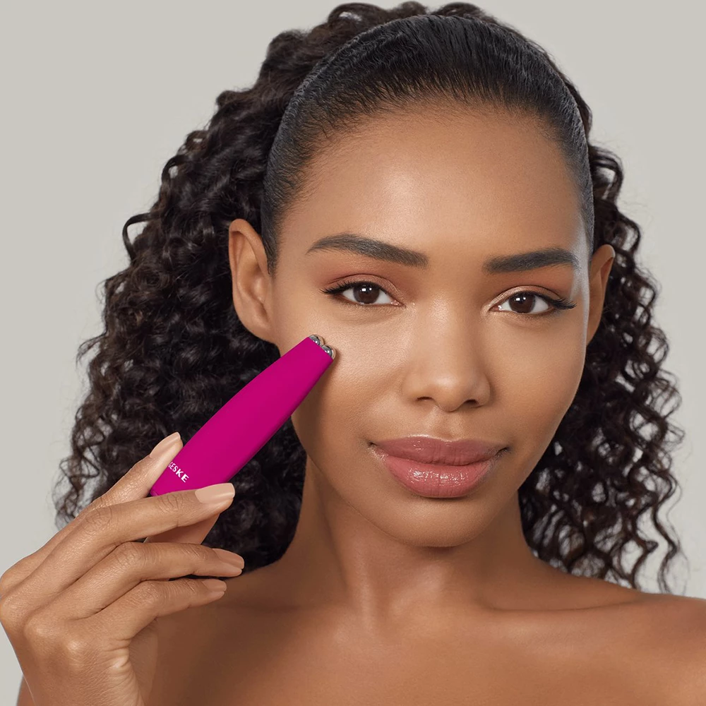 GESKE MicroCurrent Face-Lift Pen 6 in 1 – Dispozitiv Profesional pentru Tonifierea Feței, Magenta | German Beauty Tech