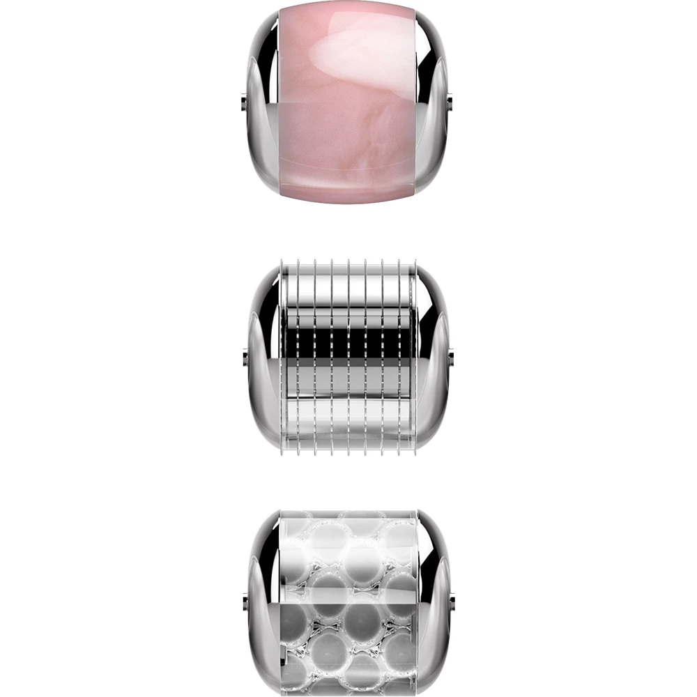 GESKE German Beauty Tech Derma Roller pentru Fata 9 in 1 Magenta - Microneedling, Stralucire si Fermitate, 1 buc