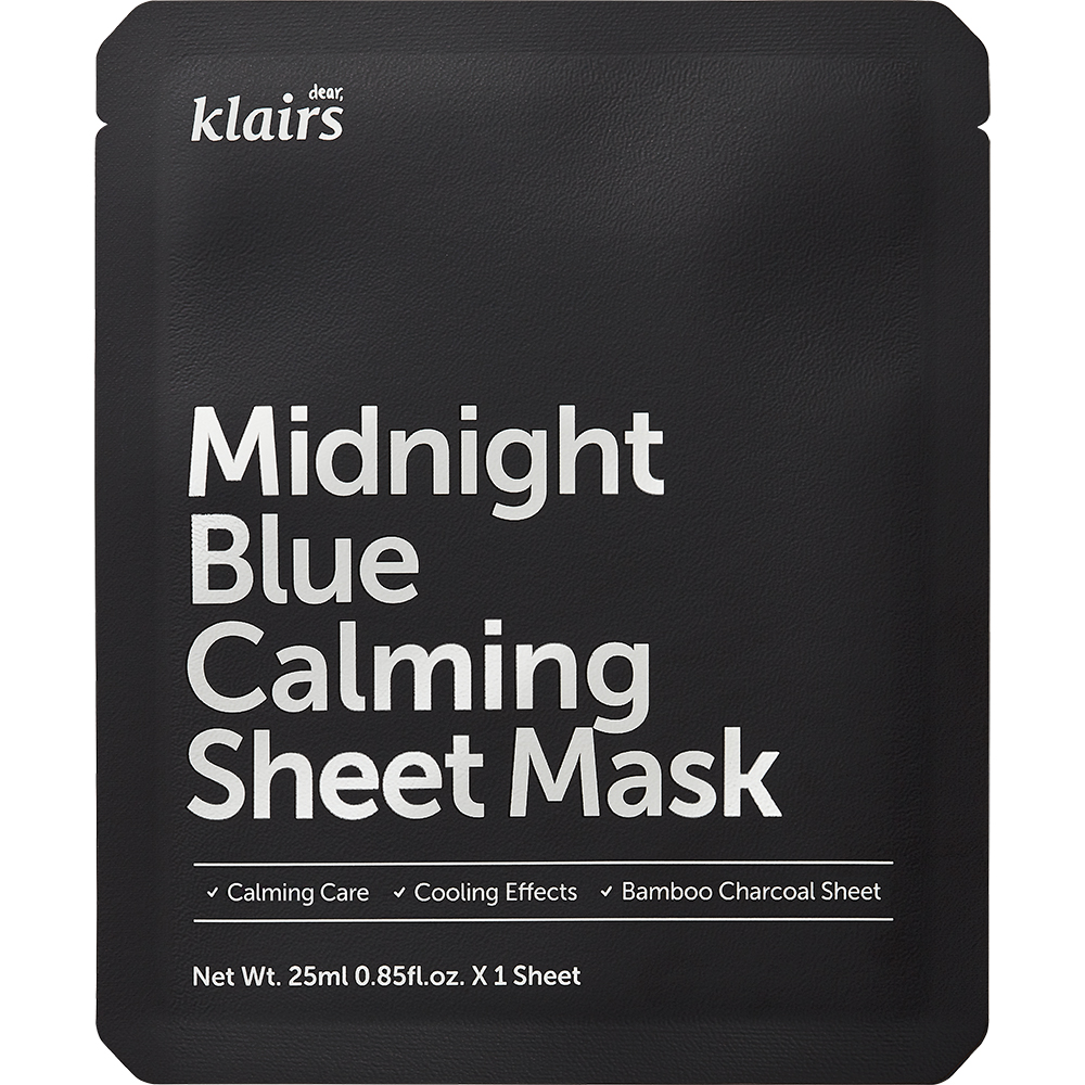 Dear Klairs Midnight Blue Masca de fata Calmanta - Calmanta si Hidratanta, efect anti-inflamator, 25 ml