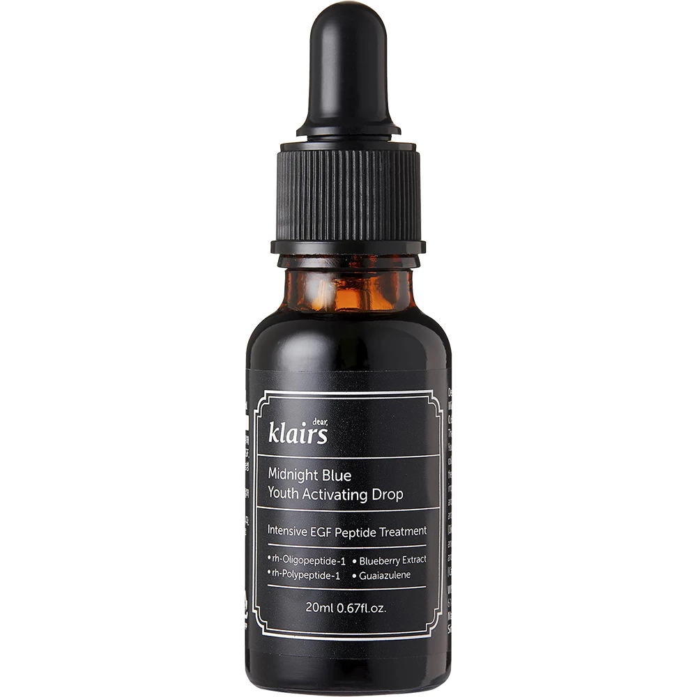 Midnight Blue Youth Activating Drop Ser de fata de noapte anti-imbatranire cu peptide 20 ml