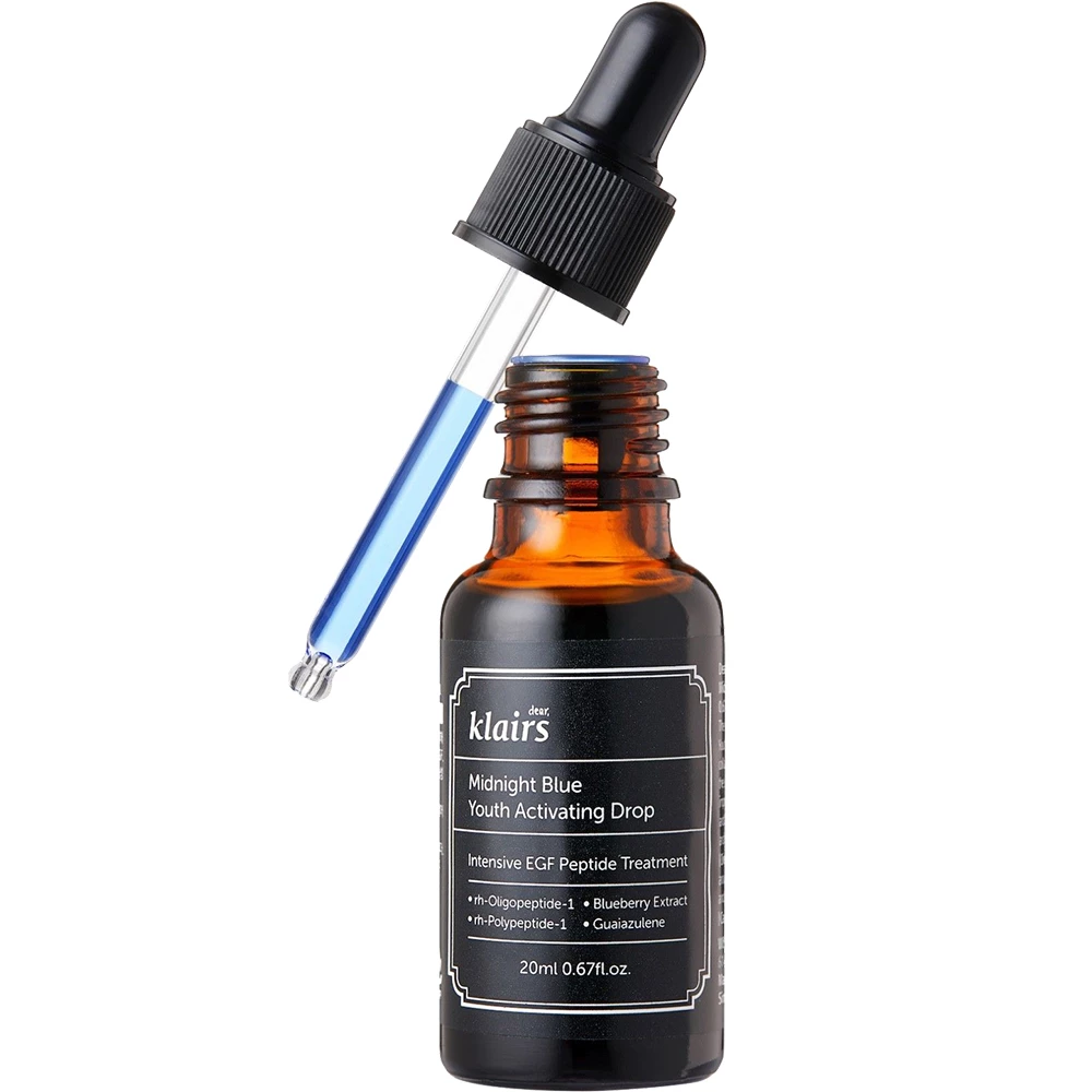 Midnight Blue Youth Activating Drop Ser de fata de noapte anti-imbatranire cu peptide 20 ml