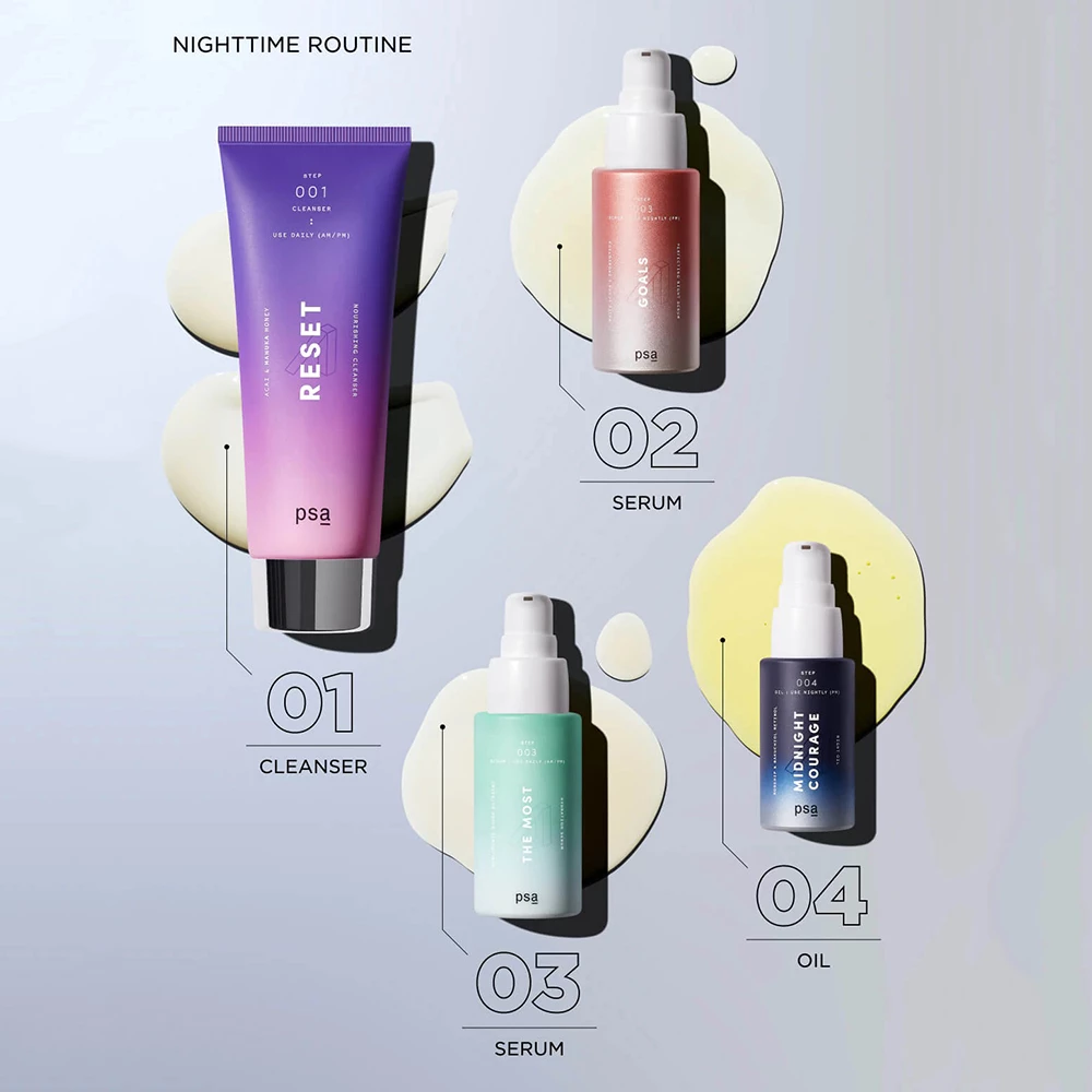 Midnight Courage Ulei de fata de noapte cu retinoid, bakuchiol si ulei de macese 15 ml