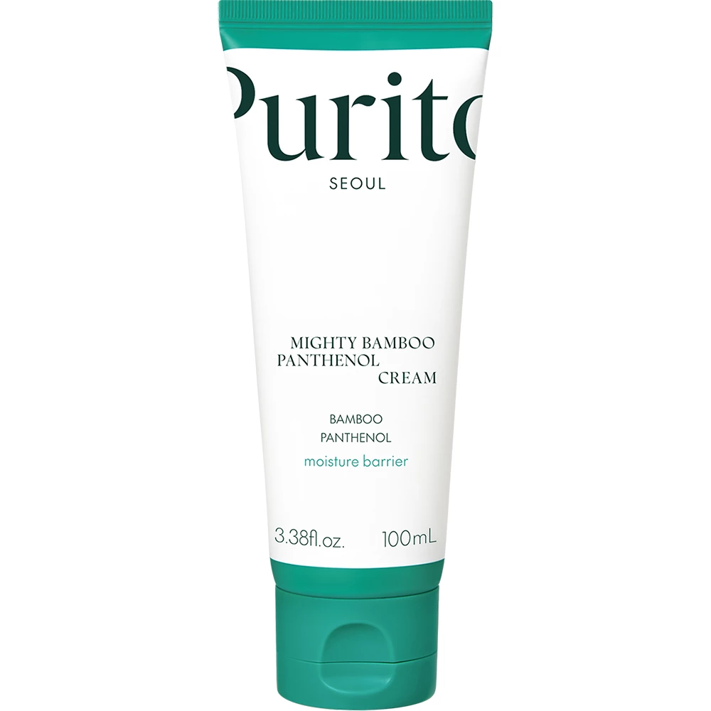 PURITO Mighty Bamboo Crema pentru Fata Panthenol - Reparare Bariera si Hidratare Intensa, 100 ml