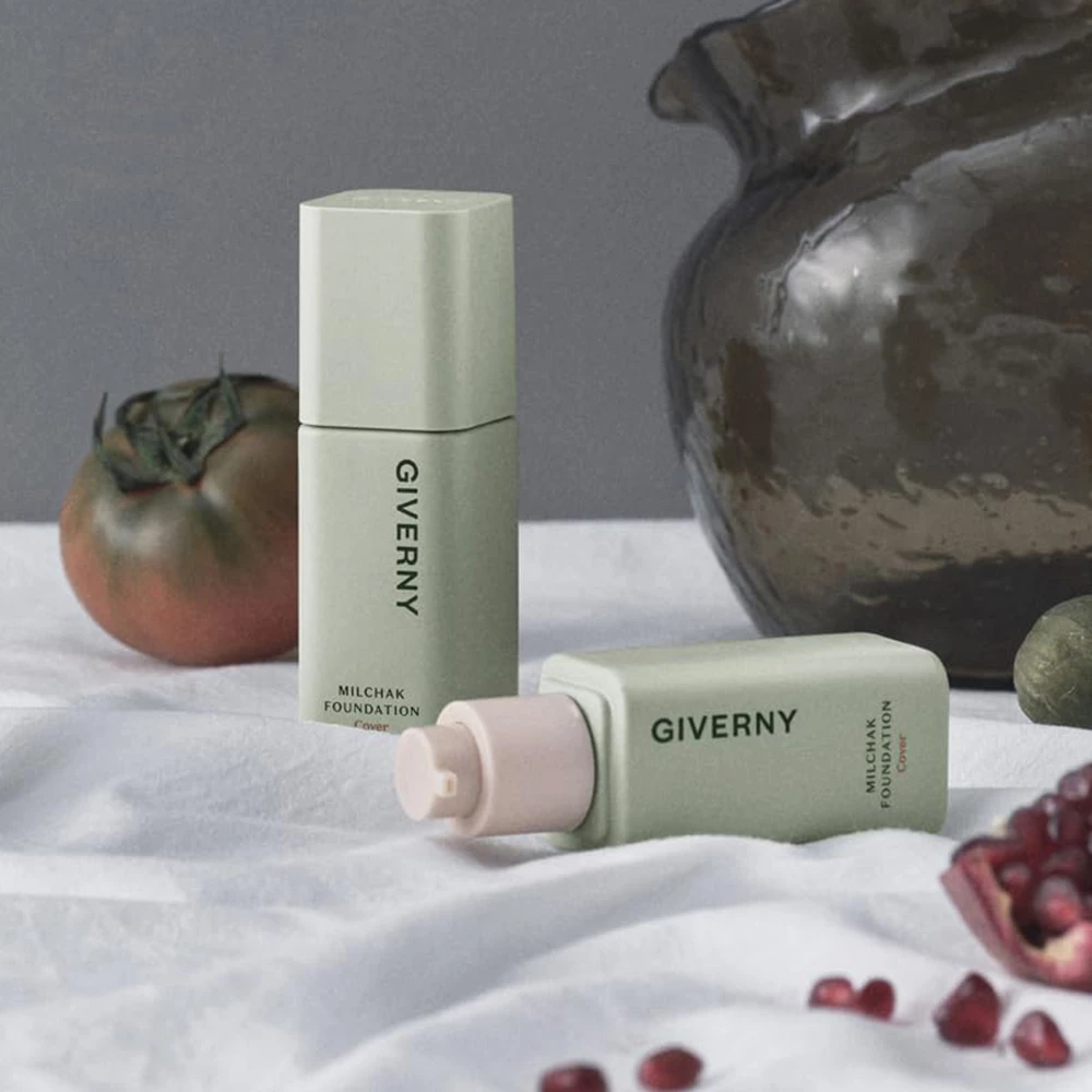 Giverny Milchak Cover – Fond de Ten Profesional cu Acoperire Mare, 21C Cool Beige, 30 ml